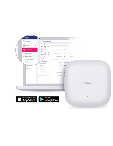 D-Link AX3600 3600 Mbit s Blanco Energía sobre Ethernet (PoE)