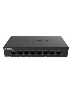 D-Link DGS-108GL No administrado Gigabit Ethernet (10 100 1000) Negro