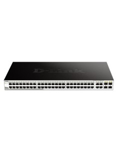 D-Link DGS-1210-48 switch Gestionado L2 Gigabit Ethernet (10 100 1000) 1U Negro