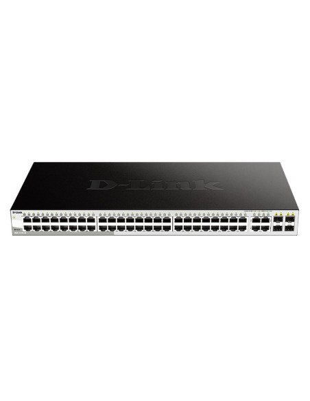 D-Link DGS-1210-48 switch Gestionado L2 Gigabit Ethernet (10 100 1000) 1U Negro