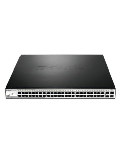 D-Link DGS-1210-52MP Gestionado L2 Gigabit Ethernet (10 100 1000) Energía sobre Ethernet (PoE) Negro, Gris 2