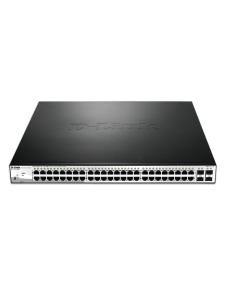 D-Link DGS-1210-52MP Gestionado L2 Gigabit Ethernet (10 100 1000) Energía sobre Ethernet (PoE) Negro, Gris