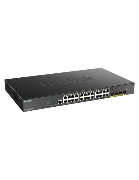 D-Link DGS-1250-28XMP Gestionado L3 Gigabit Ethernet (10 100 1000) Energía sobre Ethernet (PoE) Negro
