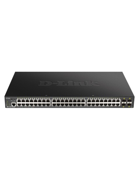 D-Link DGS-1250-52XMP Gestionado L3 Energía sobre Ethernet (PoE) Negro