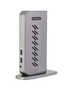 StarTech.com Dock USB-C o USB-A - Docking Station Universal Híbrido USB 3.0 para Ordenador Portátil USB Tipo C o USB-A - para 2