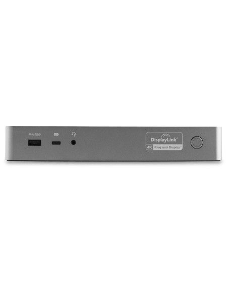StarTech.com Docking Station Universal para Portátil - Replicador de Puertos Híbrido USB-C -A - 2x HDMI y DP 4K - PD 100W - Mac