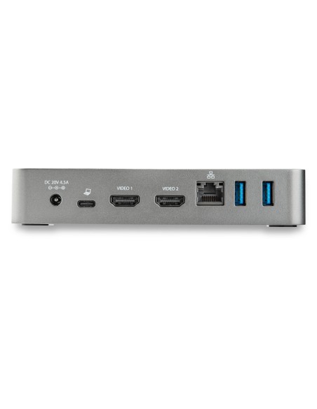 StarTech.com Docking Station USB-C - Replicador de Puertos USB Tipo C de 2 Puertos HDMI para Dos Monitores - Entrega de