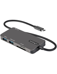 StarTech.com Adaptador Multipuertos USB C - USB C a HDMI de 4K - 100W de Entrega de Alimentación PD - SD - MicroSD - Hub Ladrón 2