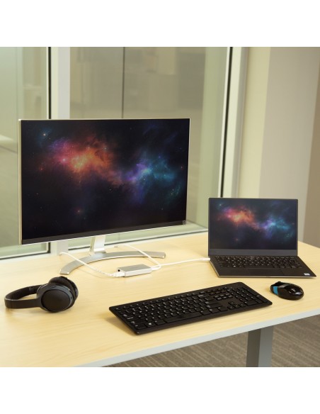 StarTech.com Adaptador Multipuertos USB-C - Docking Station Portátil USB-C 4K HDMI - Entrega de Potencia 60W - GbE - Hub 2x