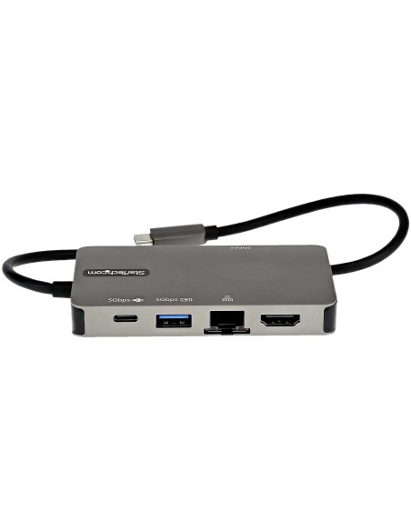 StarTech.com Adaptador Multipuertos USB-C - Docking Station USB Tipo C a HDMI 4K30 o VGA 1080p - Replicador de Puertos USBC PD