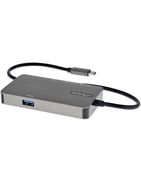 StarTech.com Adaptador Multipuertos USB-C - Docking Station USB Tipo C a HDMI 4K30 o VGA 1080p - Replicador de Puertos USBC PD