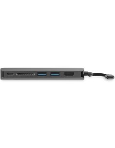 StarTech.com Adaptador Multipuertos USB-C - Docking Station Portátil USB Tipo C a HDMI de 4K - Hub Ladrón USB 3.0 de 2 Puertos 2
