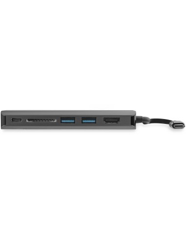 StarTech.com Adaptador Multipuertos USB-C - Docking Station Portátil USB Tipo C a HDMI de 4K - Hub Ladrón USB 3.0 de 2 Puertos