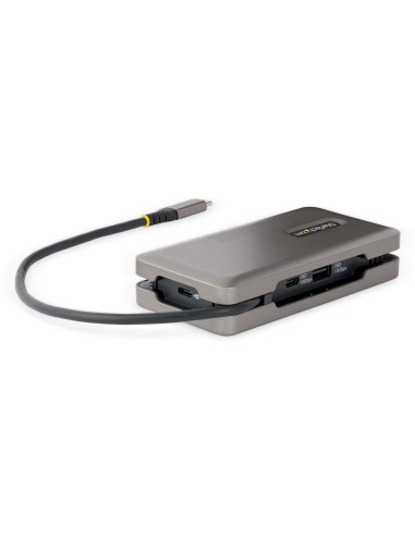 StarTech.com Adaptador Multipuertos USB-C - HDMI 4K a 60Hz VGA - Hub Ladrón USB de 3 Puertos - Power Delivery de Paso de 100W -