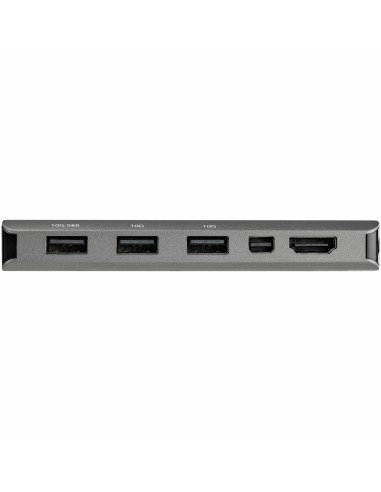 StarTech.com Adaptador Multipuertos USB-C - Docking Station USB Tipo C a HDMI o Mini DisplayPort 4K60 - Replicador de Puertos