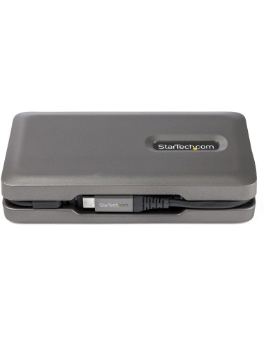StarTech.com Adaptador Multipuertos USB-C - USB Tipo C a HDMI 2.0 4K a 60Hz - Hub Ladrón USB de 2 Puertos de 10Gbps - con PD de