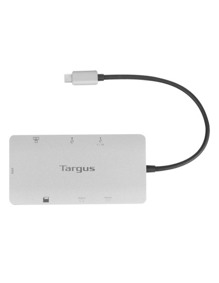 Targus DOCK423EU base para portátil y replicador de puertos Alámbrico USB 3.2 Gen 1 (3.1 Gen 1) Type-C Plata