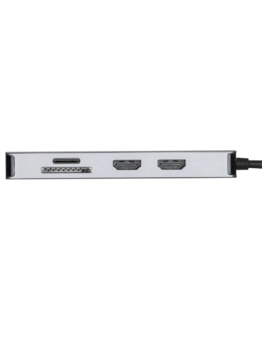 Targus DOCK423EU base para portátil y replicador de puertos Alámbrico USB 3.2 Gen 1 (3.1 Gen 1) Type-C Plata