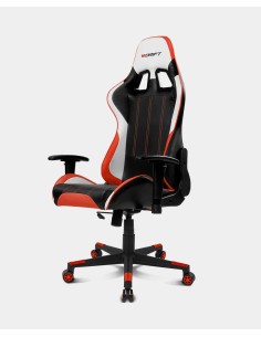 DRIFT DR175 Silla para videojuegos universal Asiento acolchado Negro, Rojo, Blanco 2