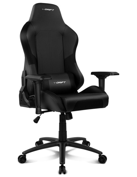 DRIFT DR250 Silla para videojuegos de PC Asiento acolchado tapizado Negro, Carbono