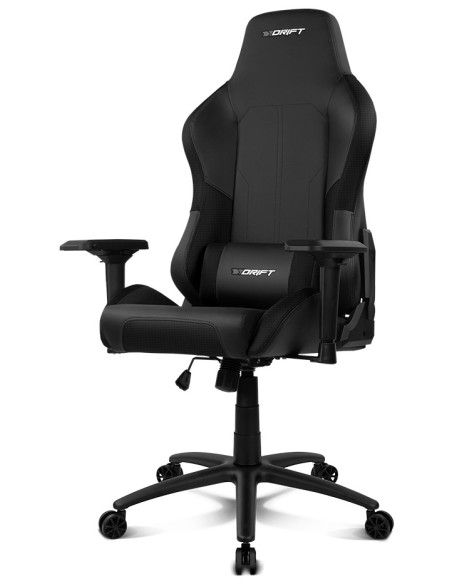 DRIFT DR250 Silla para videojuegos de PC Asiento acolchado tapizado Negro, Carbono
