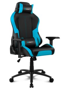 DRIFT DR250 Silla para videojuegos de PC Asiento acolchado tapizado Negro, Azul 2