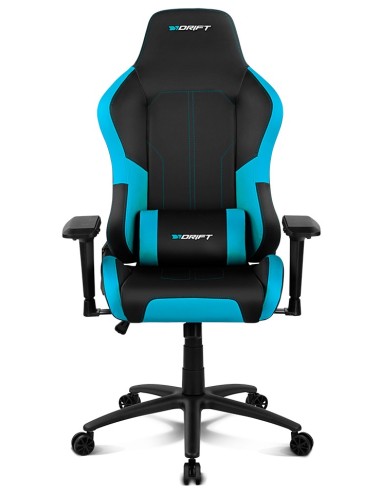 DRIFT DR250 Silla para videojuegos de PC Asiento acolchado tapizado Negro, Azul