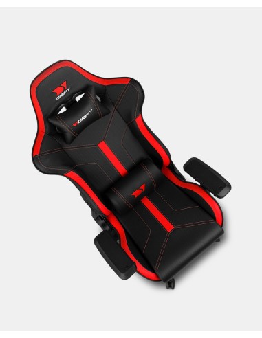 DRIFT DR350 Butaca para jugar Asiento acolchado Negro, Rojo
