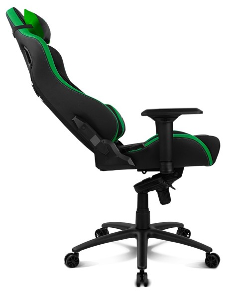DRIFT DR500 Silla para videojuegos de PC Asiento acolchado tapizado Negro, Verde