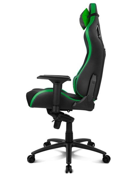 DRIFT DR500 Silla para videojuegos de PC Asiento acolchado tapizado Negro, Verde