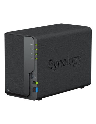 Synology DiskStation DS223 servidor de almacenamiento NAS Escritorio Realtek RTD1619B 2 GB DDR4 0 TB
