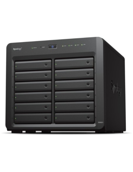 Synology DiskStation DS2422+ servidor de almacenamiento NAS Torre Ryzen Embedded V1500B 4 GB DDR4 0 TB DiskStation Manager Negro