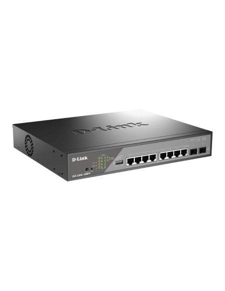 D-Link DSS-200G-10MP E switch Gestionado L2 Gigabit Ethernet (10 100 1000) Energía sobre Ethernet (PoE) 1U Gris