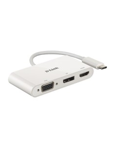 D-Link DUB-V310 base para portátil y replicador de puertos Alámbrico USB 3.2 Gen 1 (3.1 Gen 1) Type-C Blanco 2