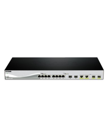 D-Link DXS-1210-12SC E switch Gestionado L2 10G Ethernet (100 1000 10000) 1U Negro, Plata