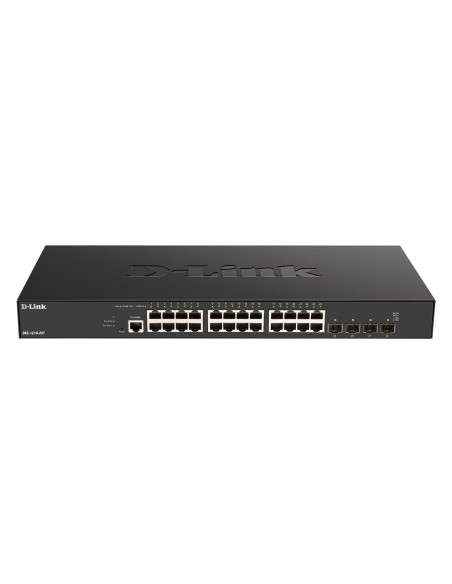 D-Link DXS-1210-28T switch Gestionado L2 L3 10G Ethernet (100 1000 10000) 1U Negro