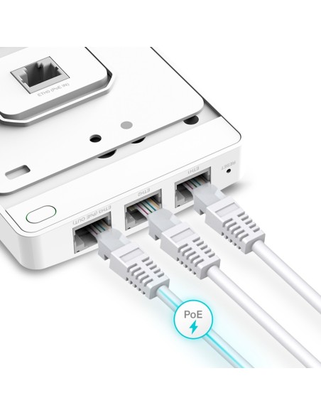 TP-Link Omada EAP615-WALL punto de acceso inalámbrico 1774 Mbit s Blanco Energía sobre Ethernet (PoE)