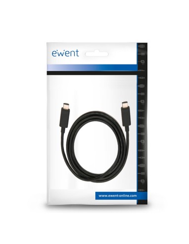 Ewent EC1045 cable USB USB 3.2 Gen 2 (3.1 Gen 2) 1 m USB C Negro