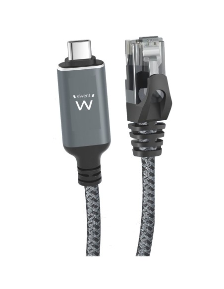 Ewent EC2004 cable de red Negro, Gris 4 m Cat6