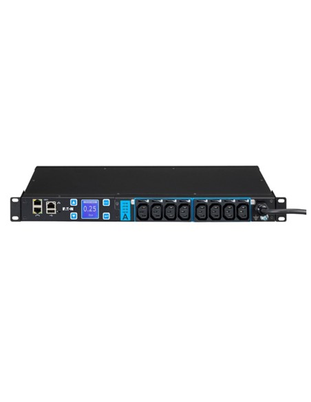 Eaton EMAH28 unidad de distribución de energía (PDU) 8 salidas AC 1U Negro