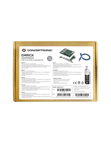 Conceptronic EMRICK10G tarjeta y adaptador de interfaz Interno PCIe