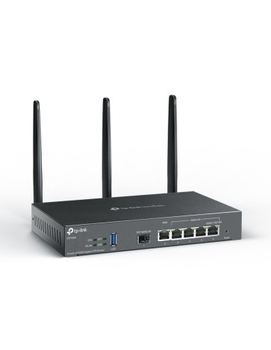 TP-Link Omada ER706W router inalámbrico Gigabit Ethernet Doble banda (2,4 GHz   5 GHz) Negro