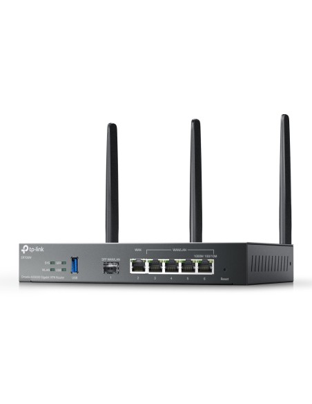 TP-Link Omada ER706W router inalámbrico Gigabit Ethernet Doble banda (2,4 GHz   5 GHz) Negro