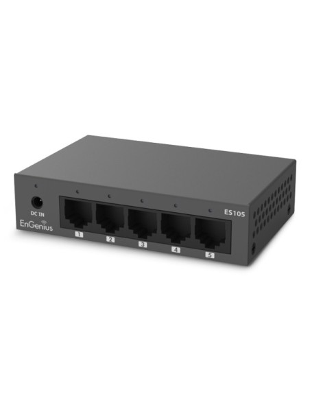 EnGenius ES105 switch No administrado Gigabit Ethernet (10 100 1000) Negro
