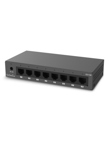 EnGenius ES108 switch No administrado Gigabit Ethernet (10 100 1000) Negro