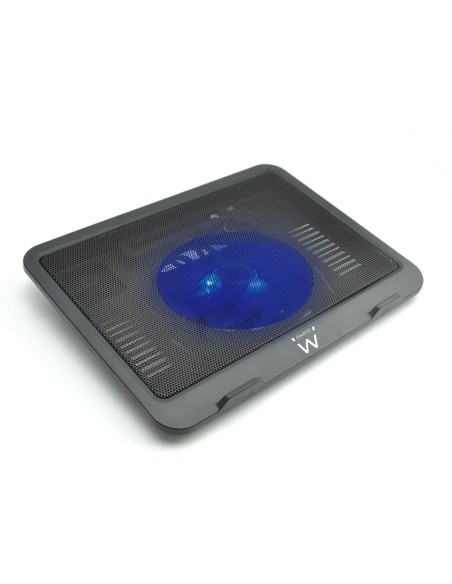 Ewent EW1250 almohadilla fría 40,6 cm (16") 1000 RPM Negro