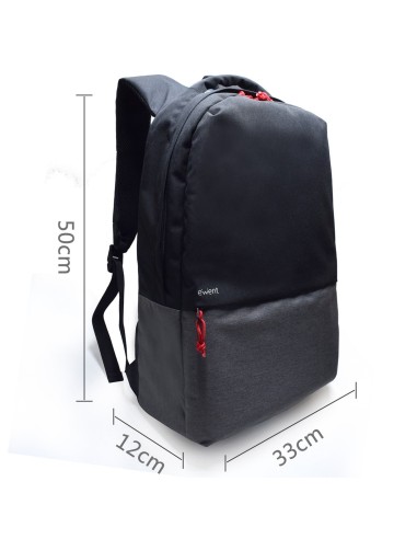 Ewent EW2529 maletines para portátil 43,9 cm (17.3") Mochila Negro