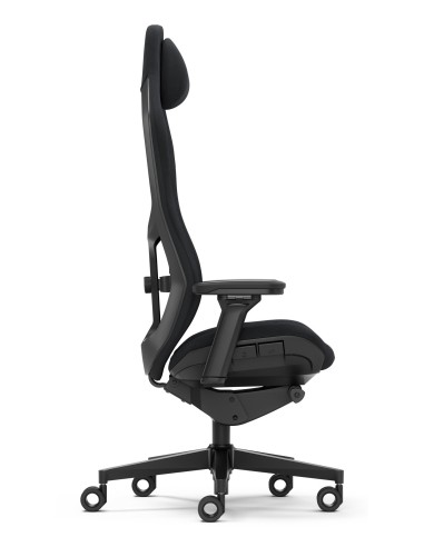 Fractal Design FD-CH-RE1A-01 silla para videojuegos Silla para videojuegos de PC Asiento acolchado Negro