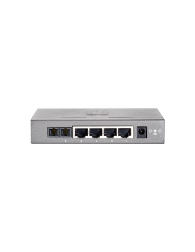 LevelOne Switch Fast Ethernet de 5 puertos, 1 Port SC Multi-Mode Fiber, 2km