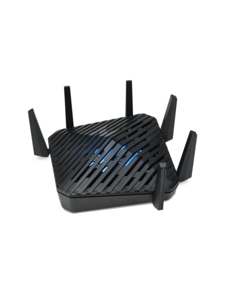 Acer Predator Connect W6 Wi Fi 6E router inalámbrico Gigabit Ethernet Tribanda (2.4 GHz   5 GHz   6 GHz) Negro